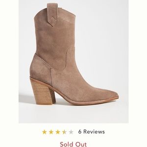 Anthropologie Silent D slouchy bootie 7 Taupe